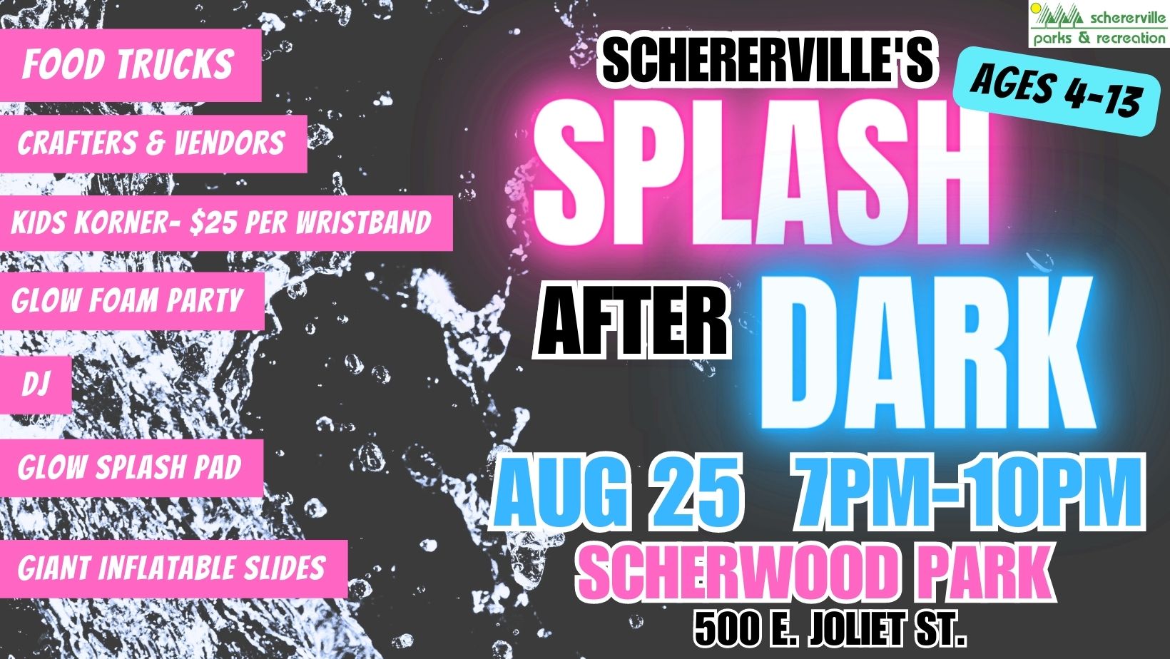 Schererville's Splash After Dark - Aug 25th, 2023 cover image
