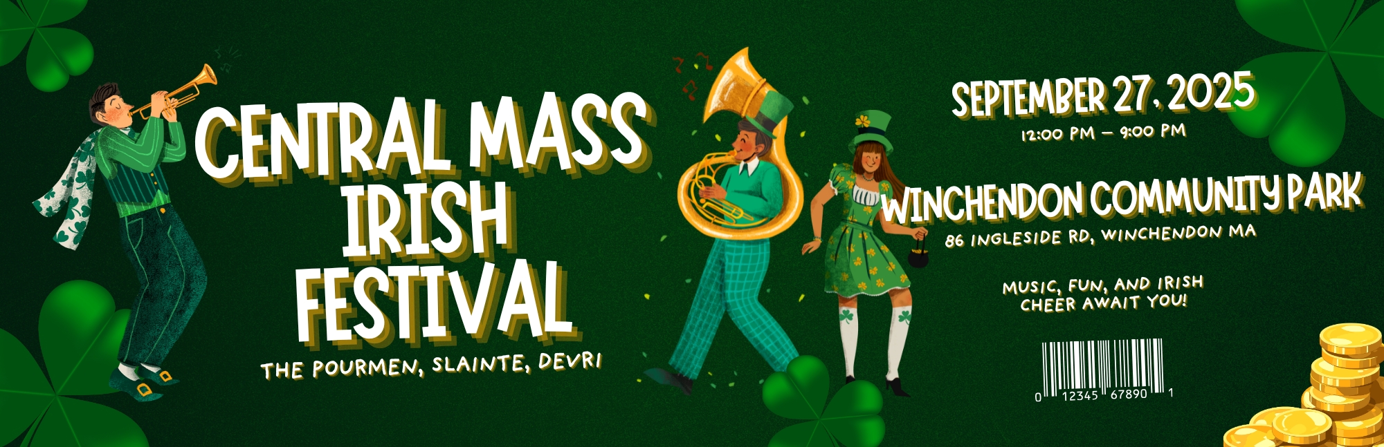Central Mass Irish Festival Ticket cover picture