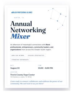 Annual Networking Mixer Vendor Application