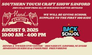 Southern Touch Craft Show Sanford Back To School Sponsor