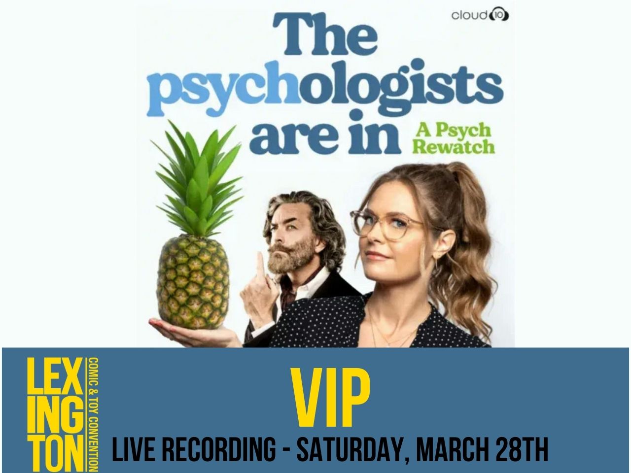 The Psychologists are in with Maggie Lawson and Timothy Omundson &ndash; Live (VIP) cover picture