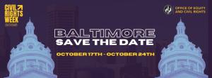 Baltimore City Civil Rights Week 2025 Vendor Registration Form