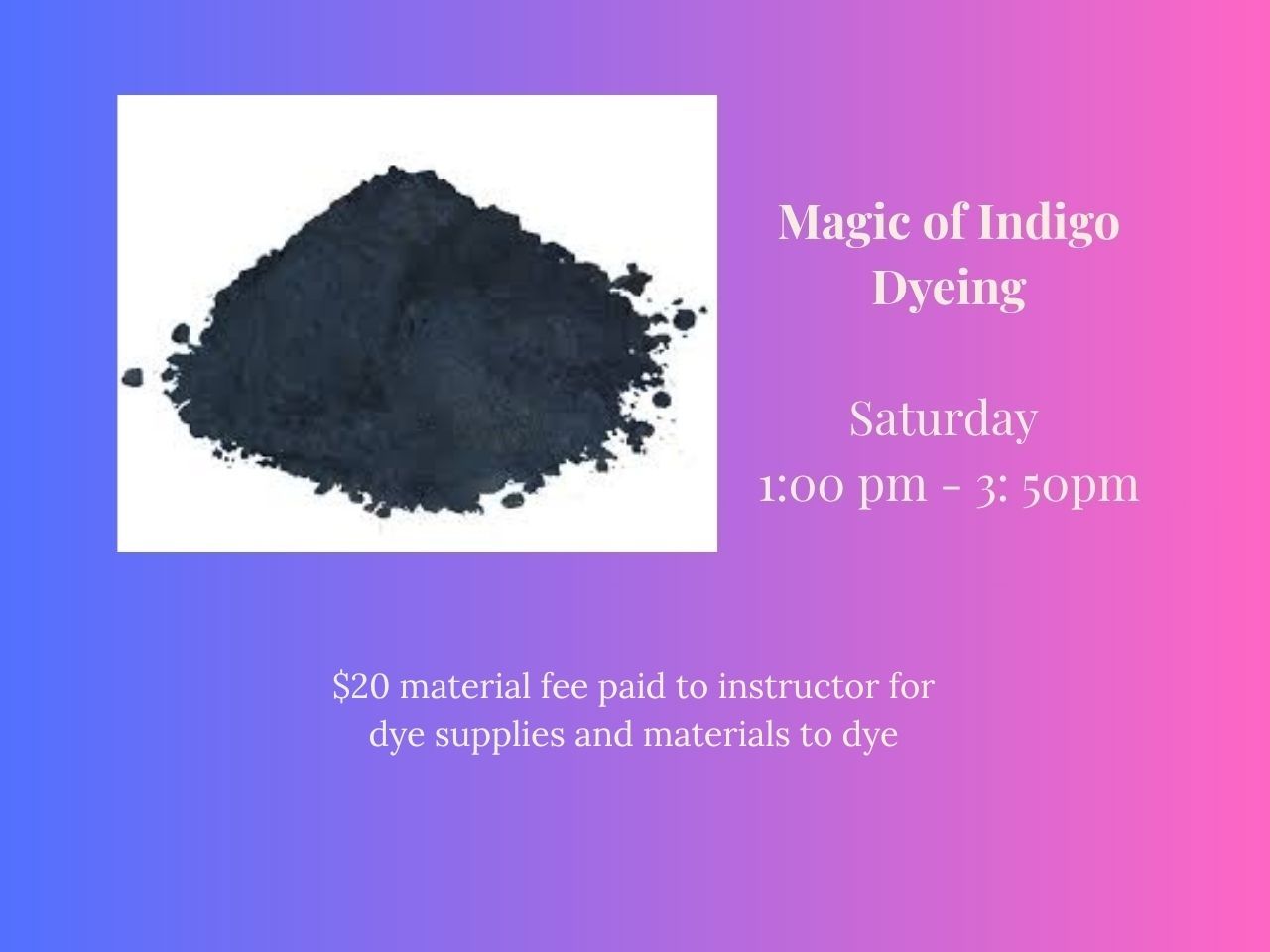Magic of Indigo Dyeing cover picture