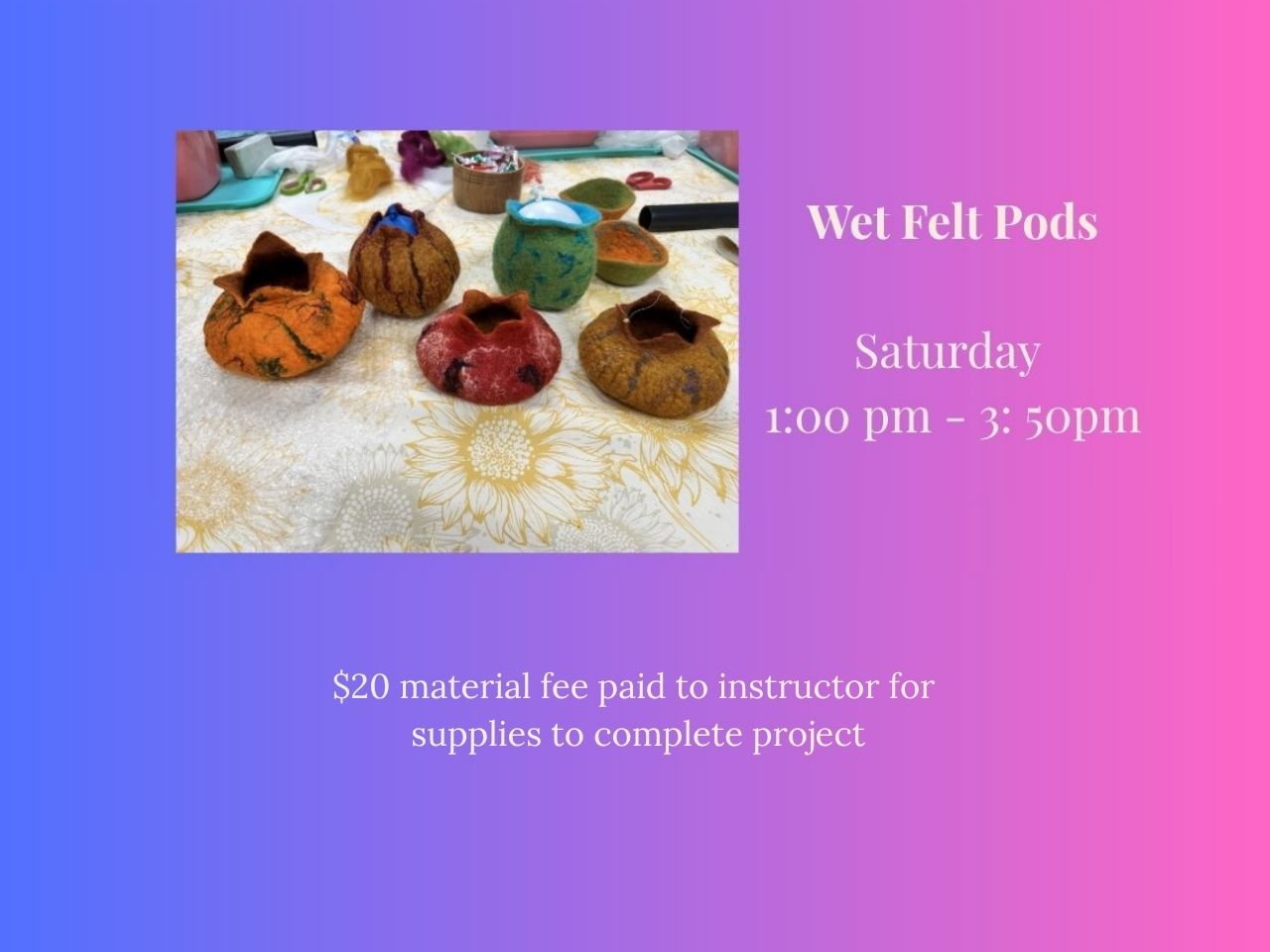 Wet Felt Pods cover picture