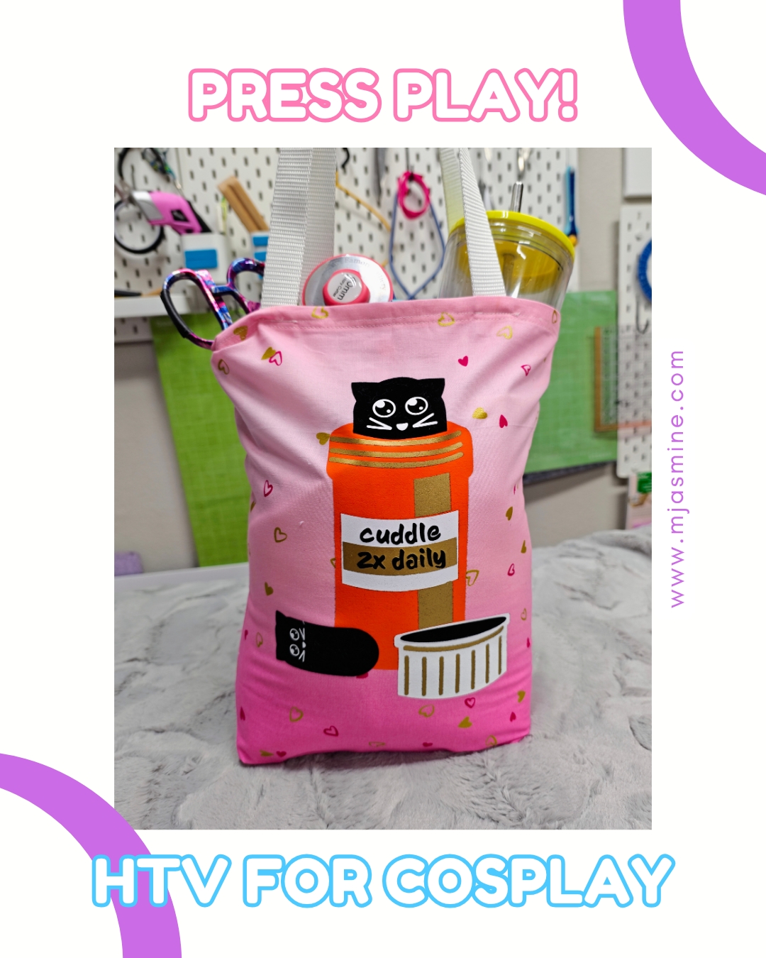 Press Play: Heat Transfer Vinyl for Cosplay - Thurs 7:45p cover picture