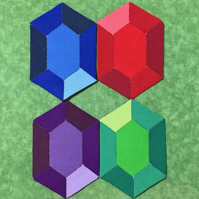 Learn to English Paper Piece: Rupee or small D20 Workshop - Sat 12:45p cover picture