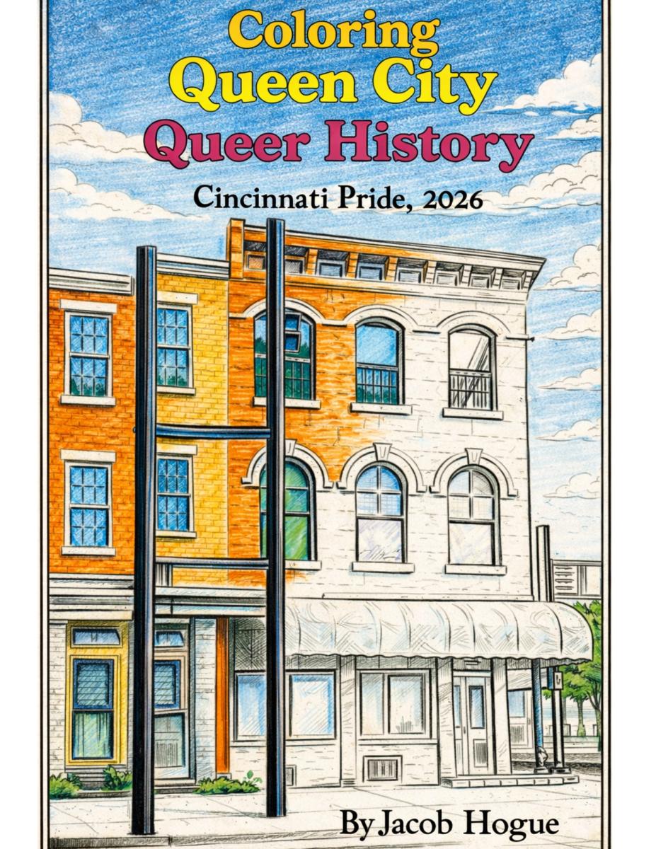 Queen City Queer History Coloring Book cover picture