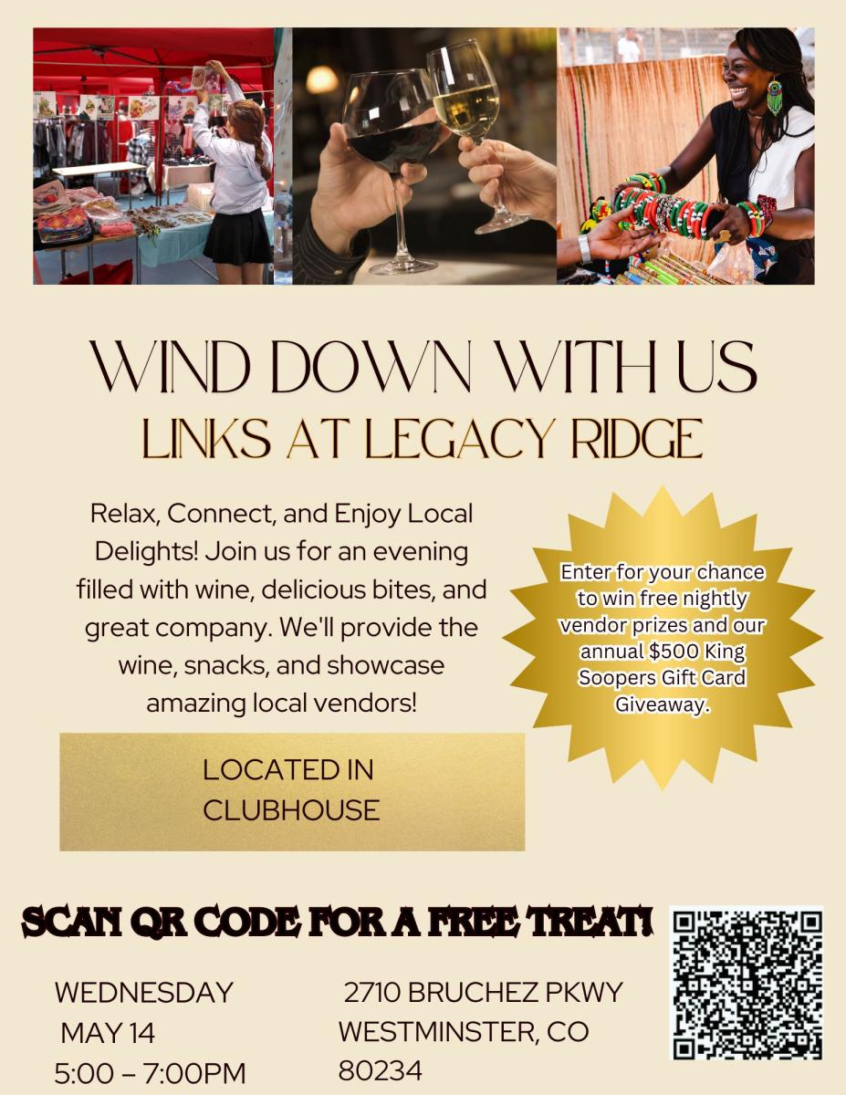 Wine Down at The Links at Legacy Ridge cover picture