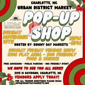 Urban District Pop-Up Shop (November 16th)