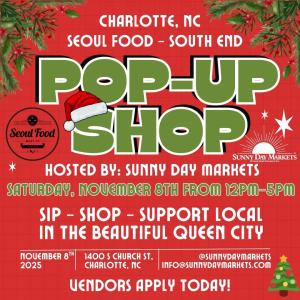Seoul Food South End Pop-Up Shop (Nov. 8th)