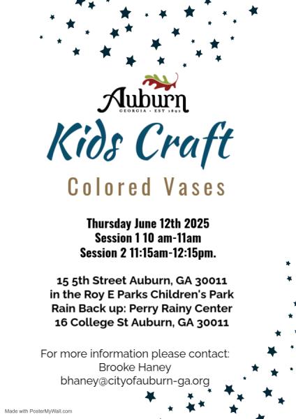 2025 Kids Craft Colored Vases