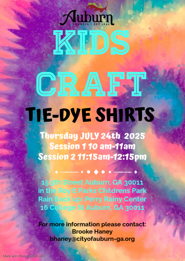 2025 Kids Craft Tie Dye Shirts