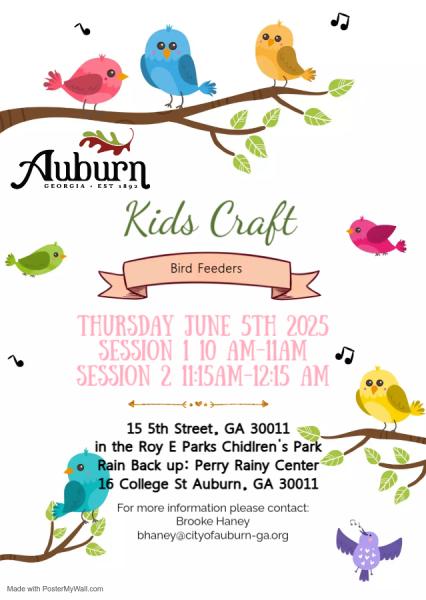 2025 Kids Craft Bird Feeders - Copy