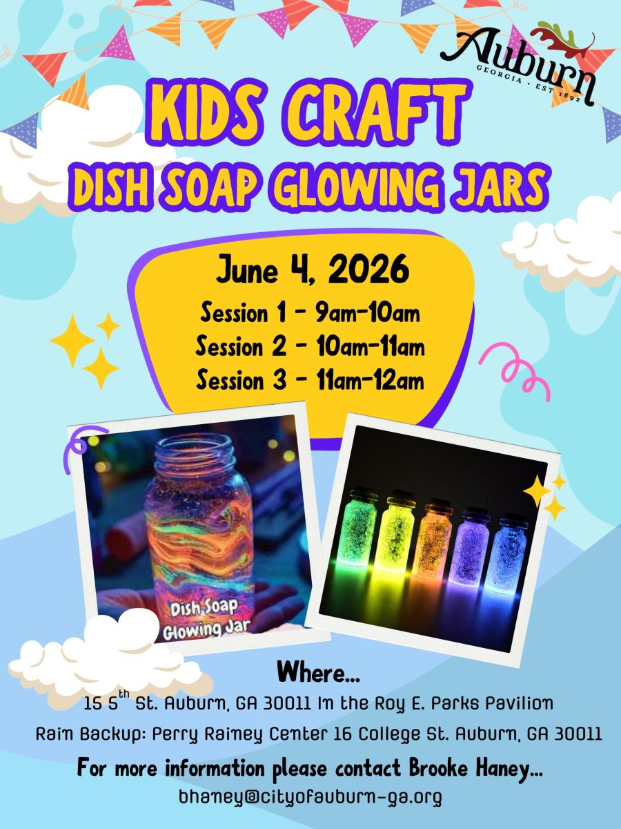 2026 Kids Craft Dish Soap Glowing Jar