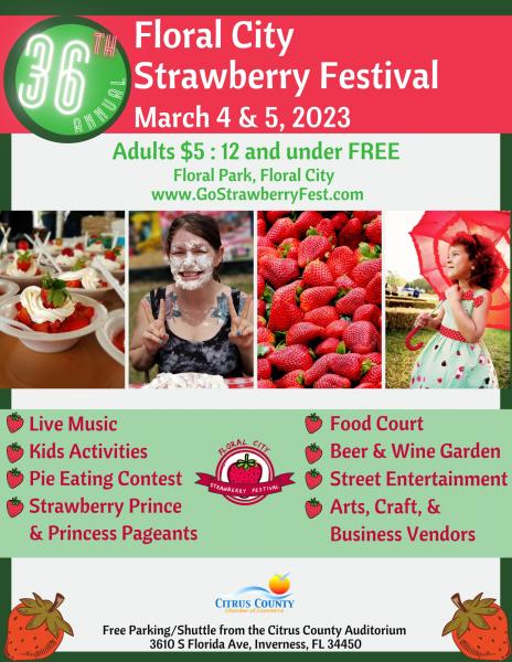 Floral City Strawberry Festival Princes & Princess' Pageant 2023