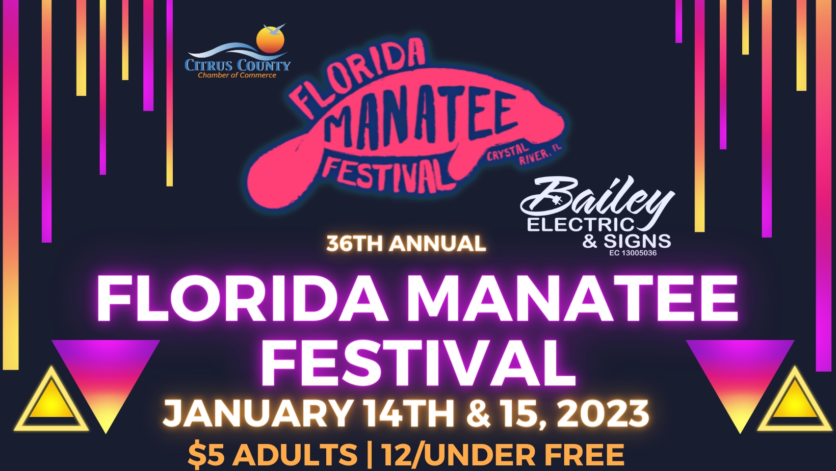 36th Annual Florida Manatee Festival cover image