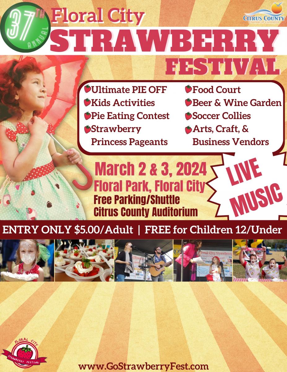 37th Annual Floral City Strawberry Festival 2024