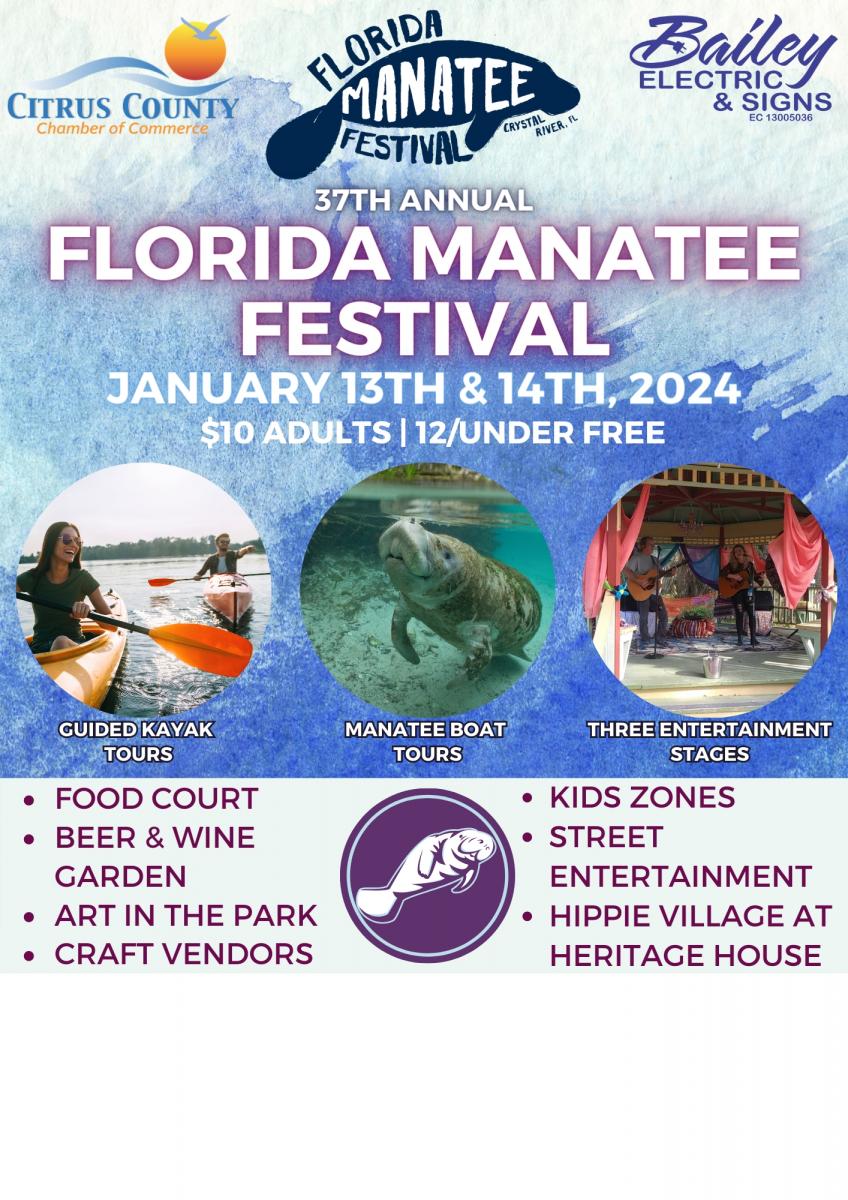 37th Annual Florida Manatee Festival cover image