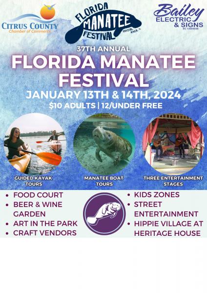 37th Annual Florida Manatee Festival