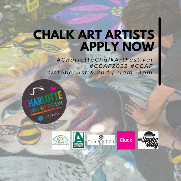 CCAF2022 Chalk Art Artists Application Charlotte Chalk Art Festival Eventeny