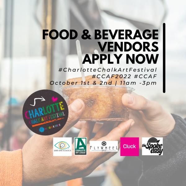 CCAF2022 Food & Beverage Vendor Application Charlotte Chalk Art