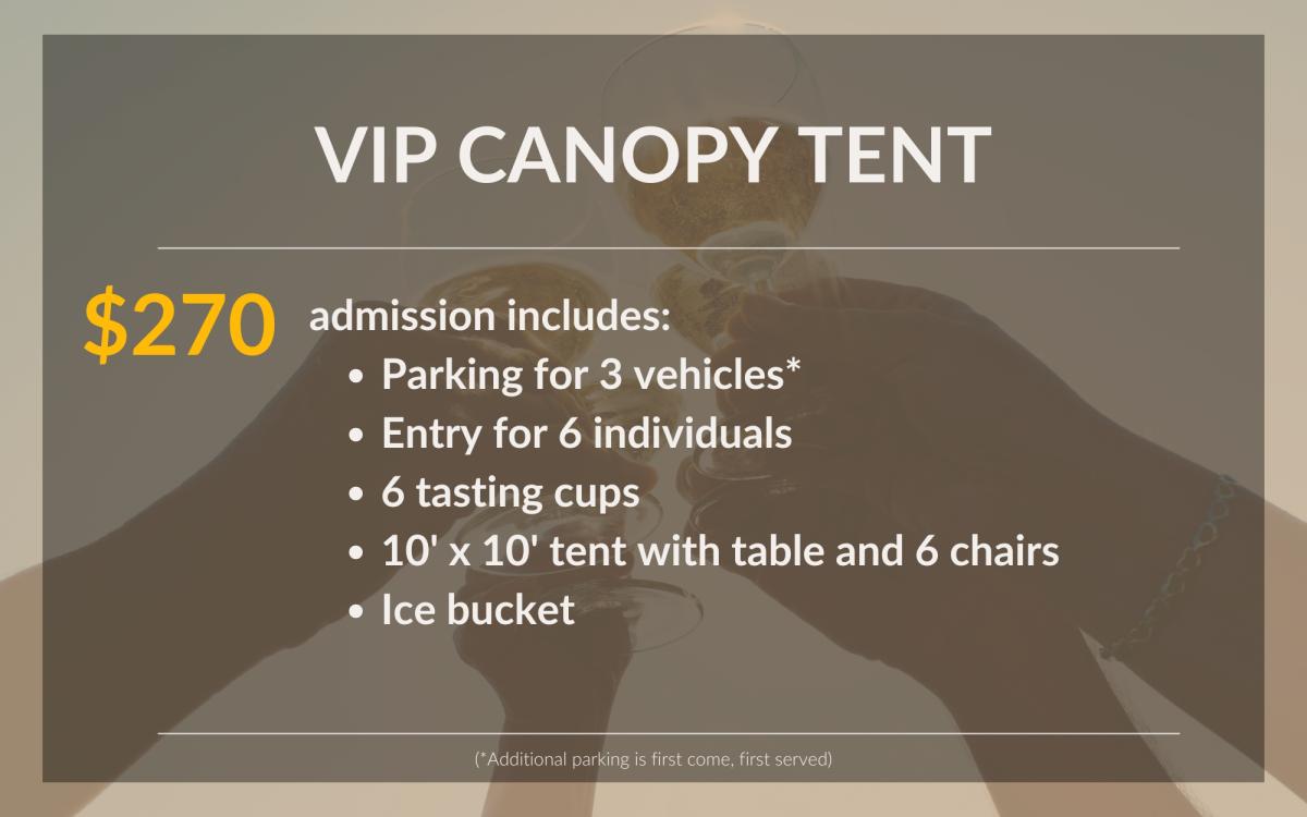 VIP Canopy Tent (6 tickets) cover picture