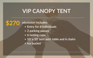 VIP Canopy Tent (6 tickets, 2 parking passes) cover picture