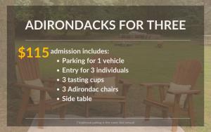 Adirondacks For Three (3 tickets) cover picture