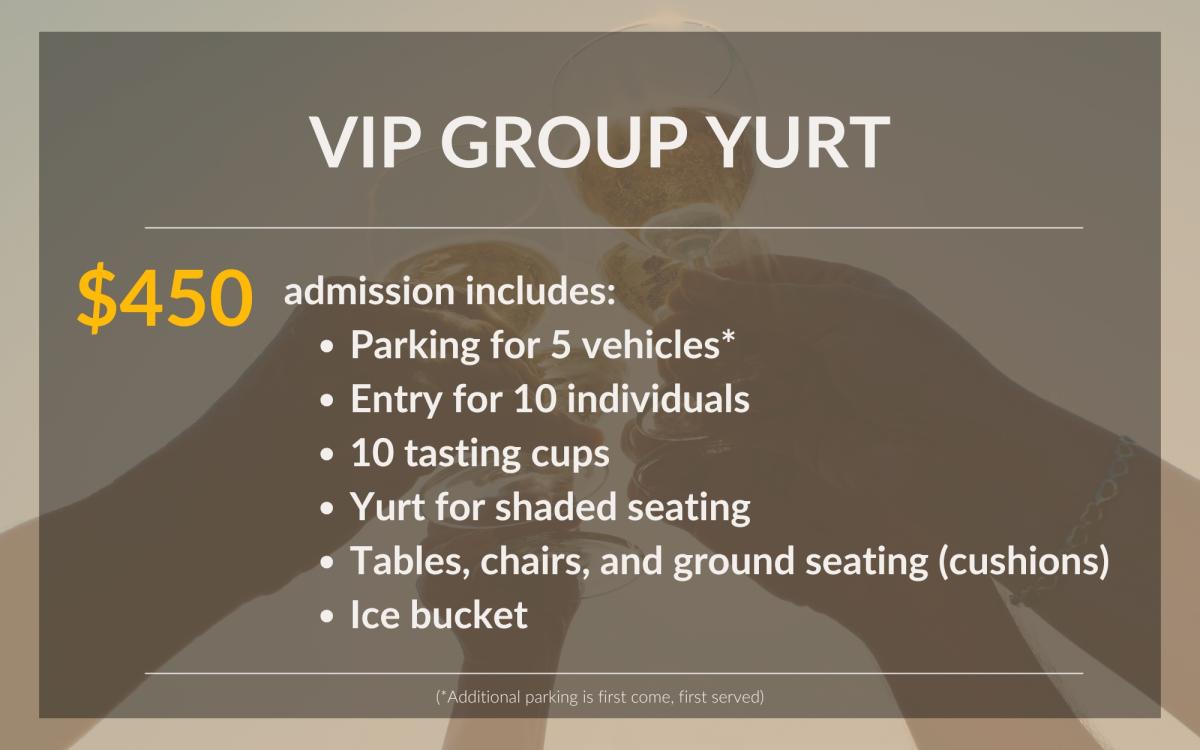 VIP Group Yurt (10 tickets) cover picture