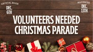 Crystal River Parade Volunteers