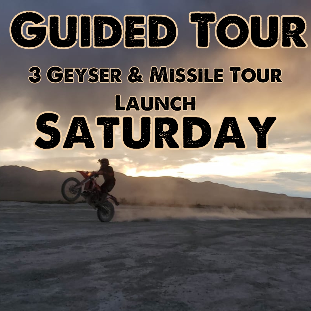 Saturday Morning - INTERMEDIATE - Three Geyser and Missile launch Tour -38 Miles cover picture