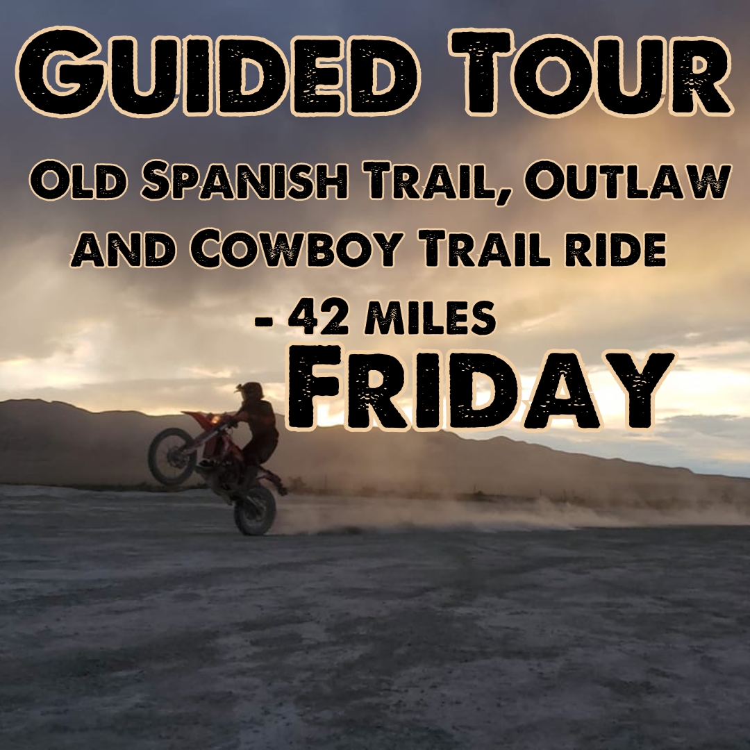 Friday Morning - INTERMEDIATE - Old Spanish Trail, Outlaw and Cowboy Trail ride - 42 miles cover picture