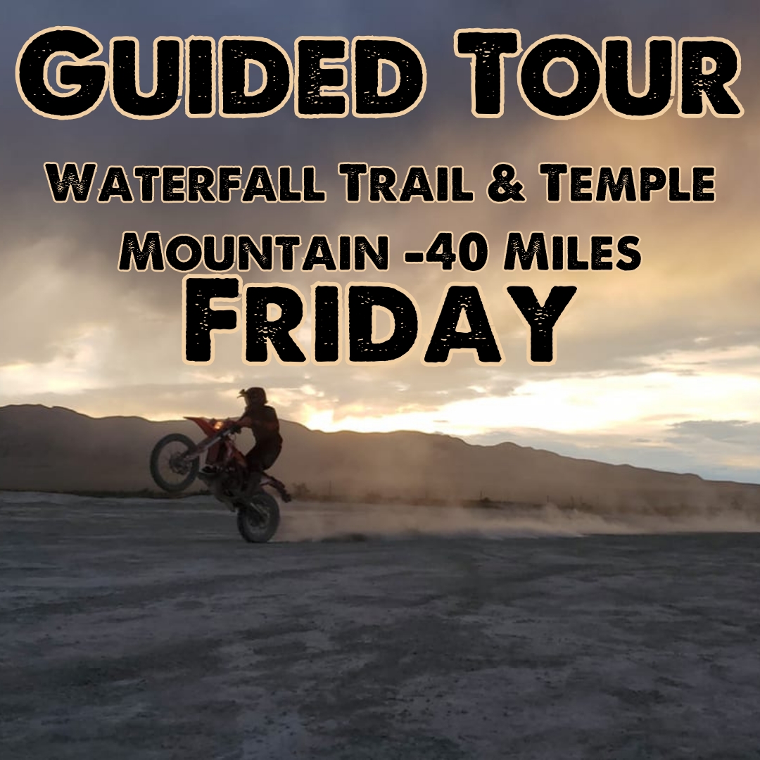 Friday Morning - LOWER ADVANCED - Waterfall Trail and Temple Mountain -40 Miles cover picture