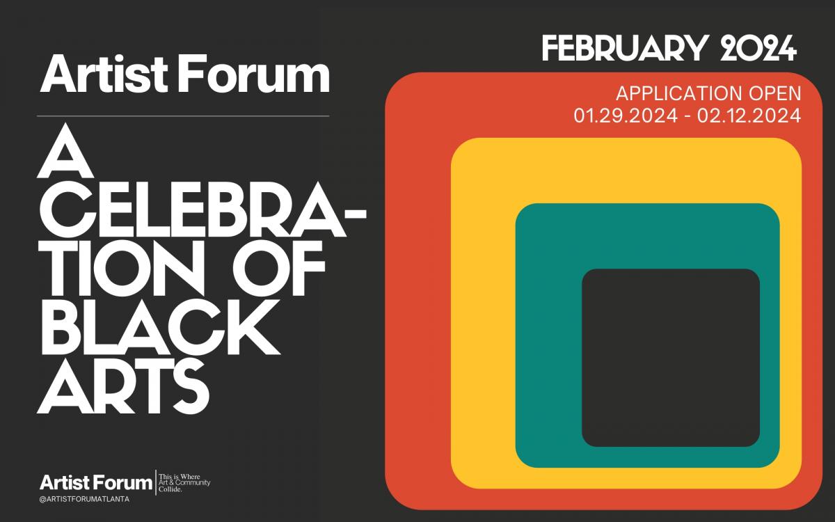 Artist Forum February: A Celebration of Black Arts cover image