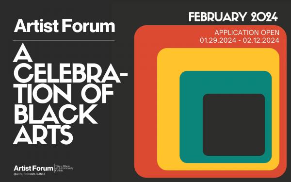 Artist Forum February: A Celebration of Black Arts