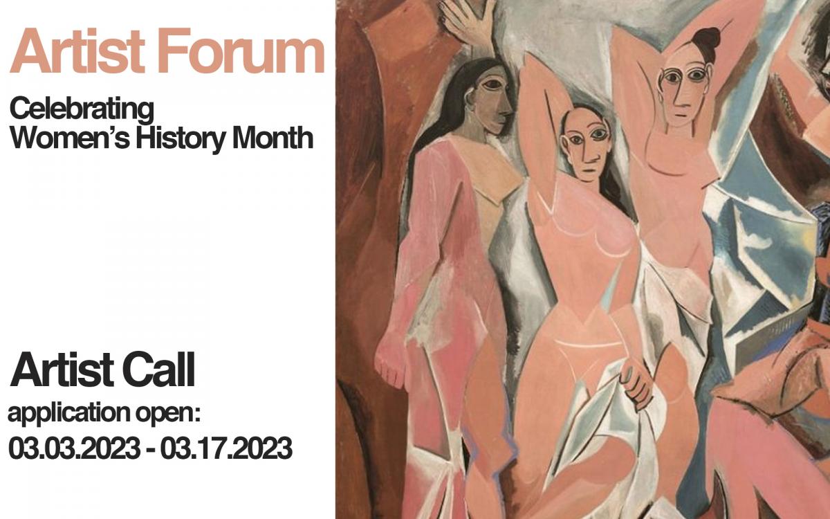 Artist Forum Women's History Month Exhibition cover image