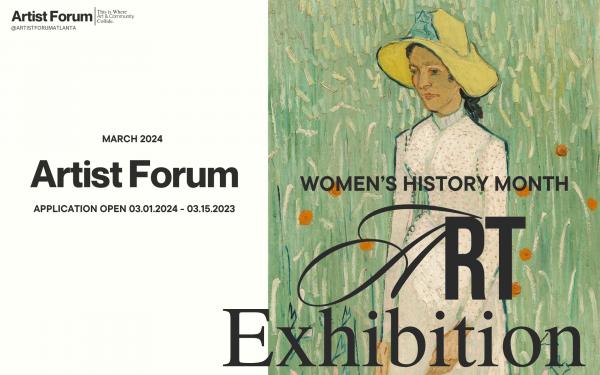 Artist Forum March : Women's History Month