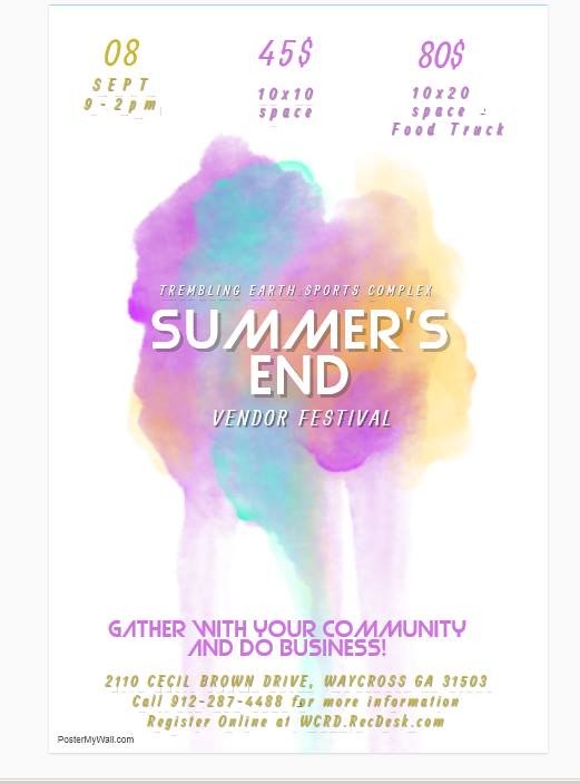 Summer's End Vendor Festival