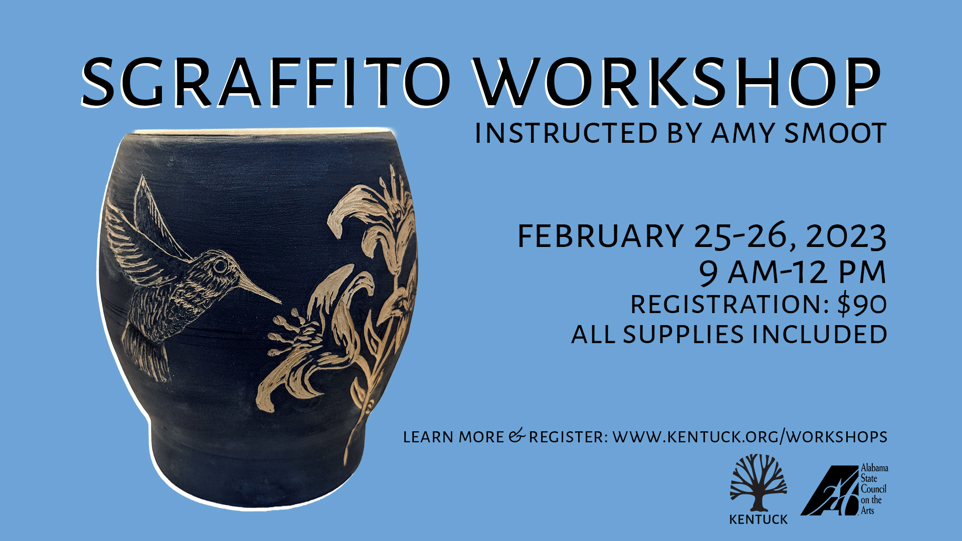 Sgraffito Workshop with Amy Smoot: February 2023 cover image