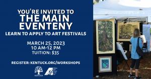 The Main Eventeny: Learn to Apply to Art Festivals Registration cover picture