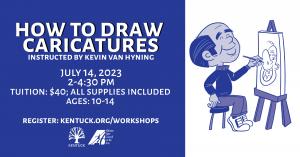 Registration for How to Draw Caricatures: July 2023 cover picture