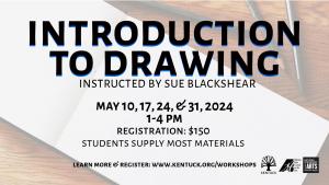 Registration for Introduction to Drawing with Sue Blackshear: May 2024 cover picture