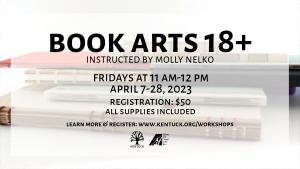 April Registration for Book Arts cover picture