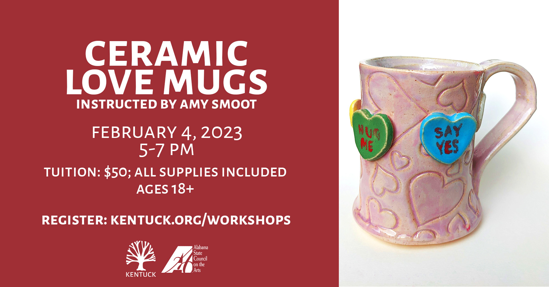 Ceramic Love Mugs with Amy Smoot cover image