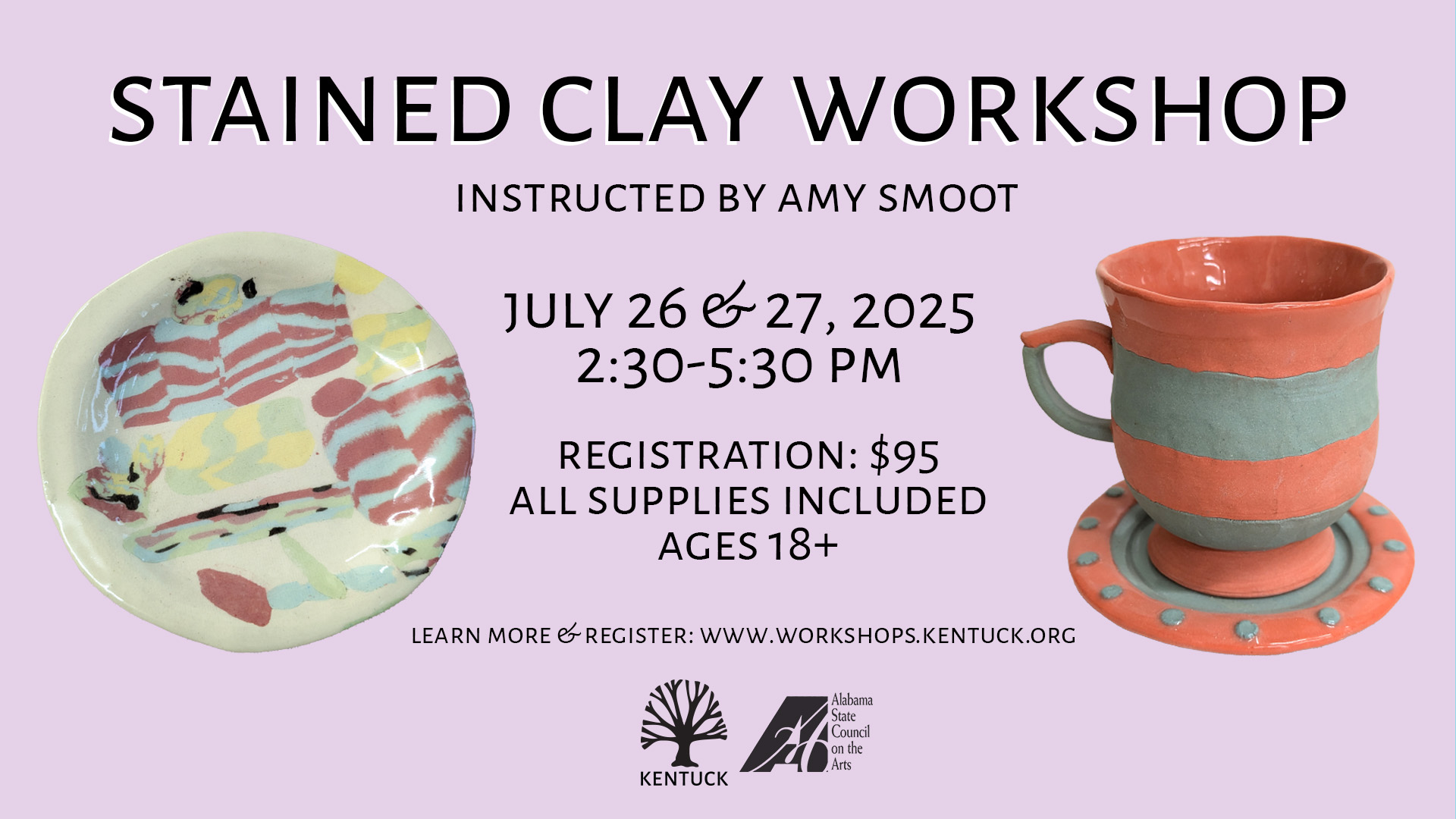 Stained Clay Workshop Registration cover picture