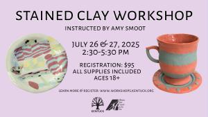 Stained Clay Workshop Registration cover picture