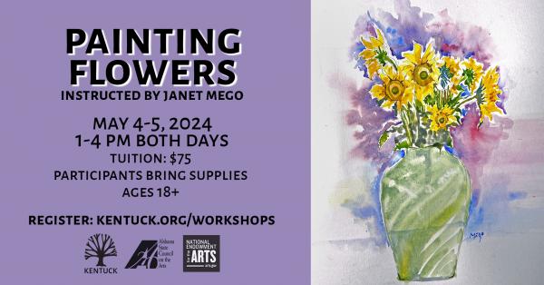 Painting Flowers with Janet Mego: May 2024