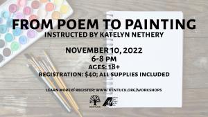 Non-Member Registration for From Poem to Painting cover picture