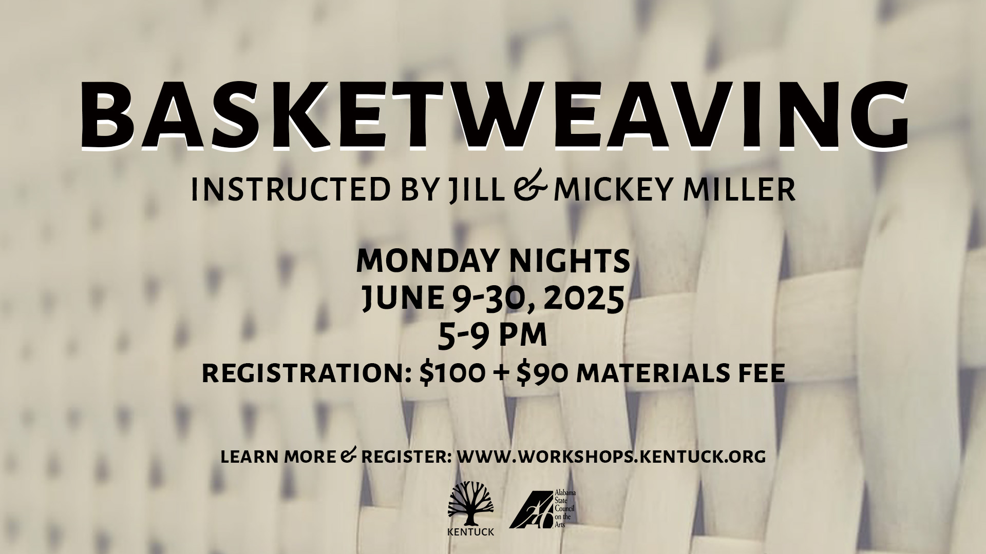 Registration for Basket Weaving: June 2025 cover picture