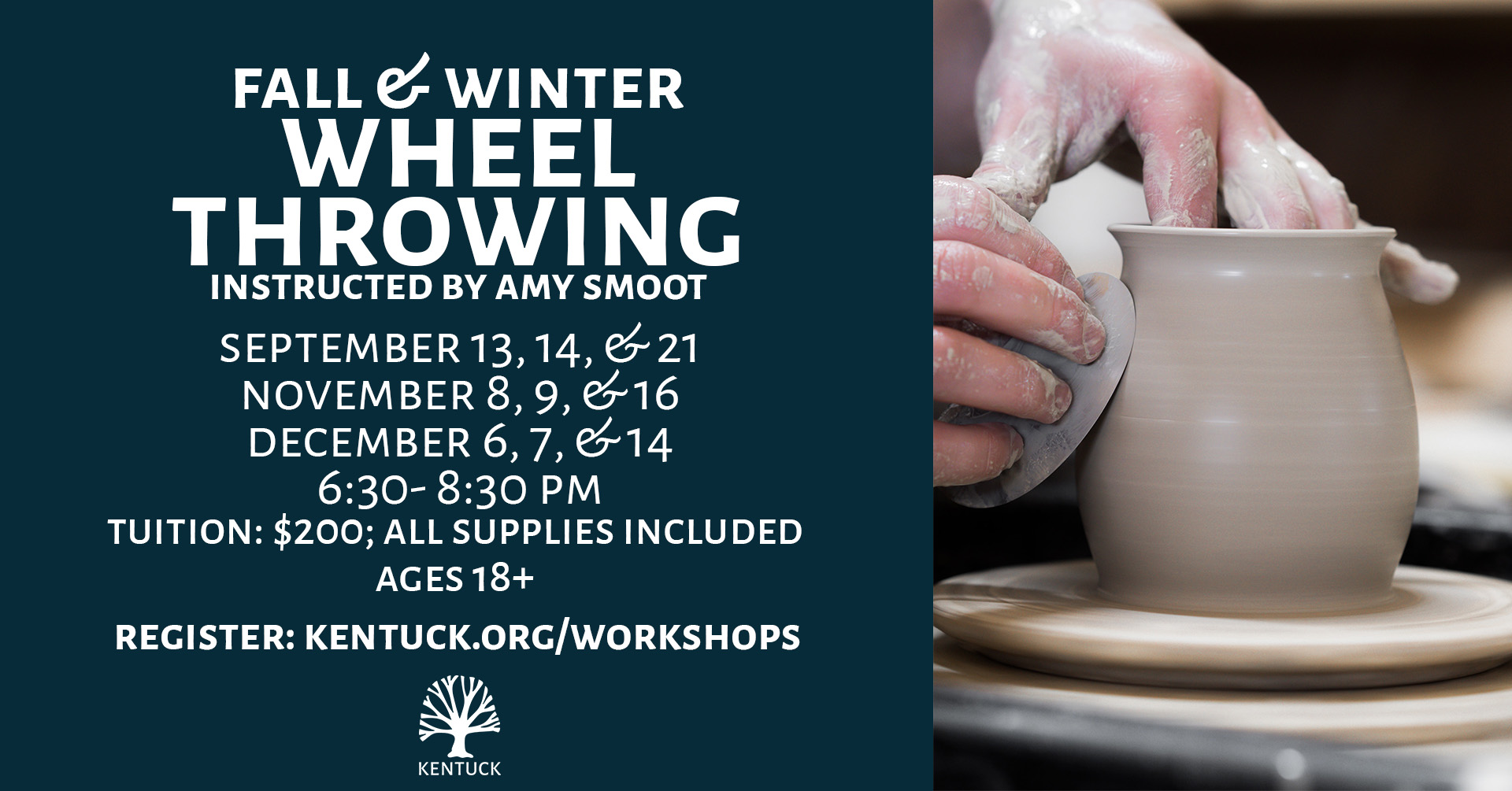 Wheel Throwing with Amy Smoot: Fall/Winter 2023 cover image